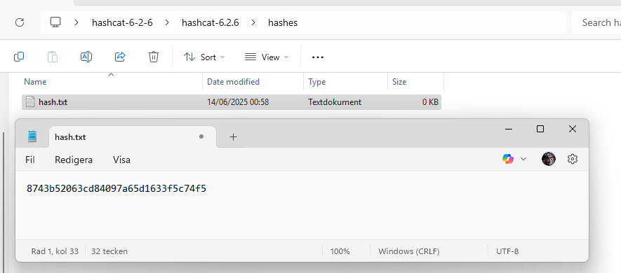 Hash File Location