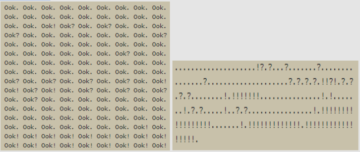 Ook Cipher - cipher symbol image used in cryptography and codes